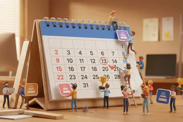 Корпоративный календарь как инструмент HR: объединяем команду